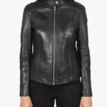 Kelsee Black Leather Biker Jackets Rare Jacket