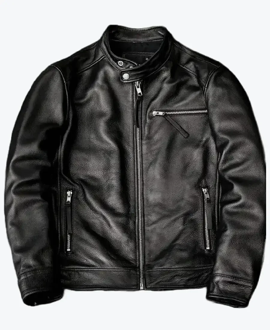 men black leather moto jackets rare jacket