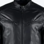 Men Cafe Racer Brando Biker Jacket Collar Rare Jacket