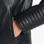 Men Cafe Racer Brando Biker Jacket Sleeves Rare Jacket