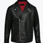 Men Classic Biker Leather Jackets Rare Jacket