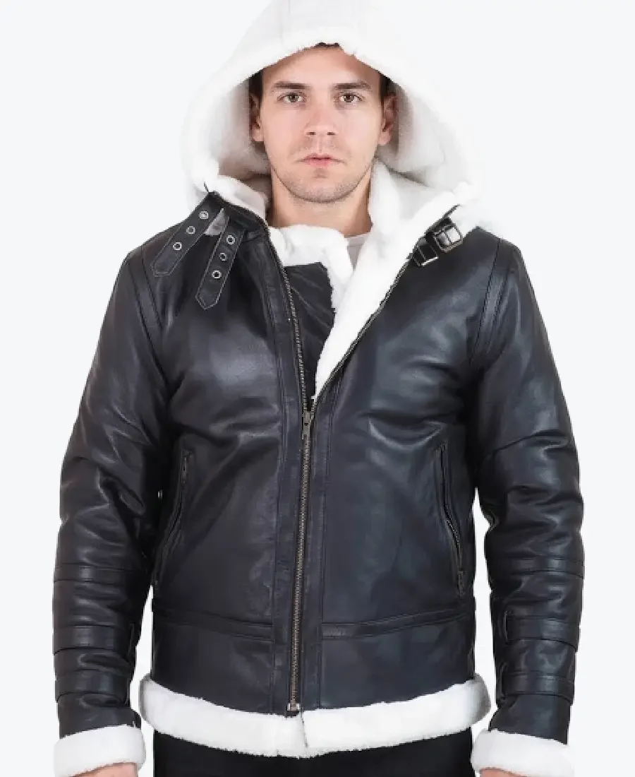 Men’s Classic Shearling Leather Jackets Rare Jacket