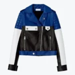 Men's Courreges Block Leather Biker Jackets Rare Jacket