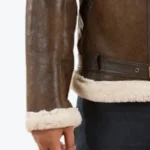 Men's Forest Double Face Shearling Jacket Sleeves Rare Jacket