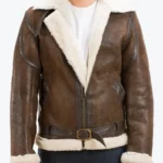 Men's Forest Double Face Shearling Jackets Rare Jacket