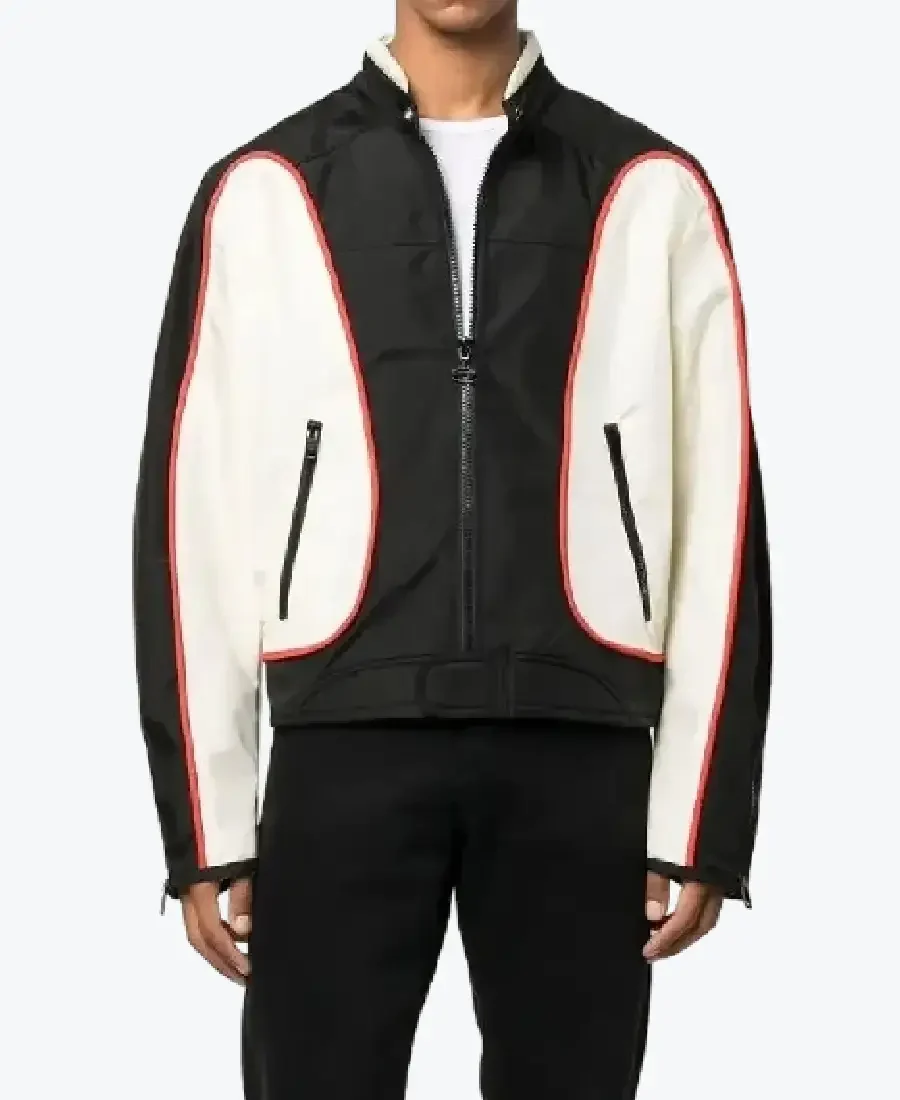 Men’s J-Blink Block Biker Jackets Rare Jacket