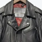 Men's Nomad Biker Leather Jacket Collar Rare Jacket