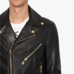 Men’s Wade Biker Jacket Collar Rare Jacket