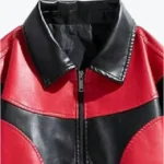 Men's Windproof Warm Motorcycle Leather Jacket Collar Rare Jacket