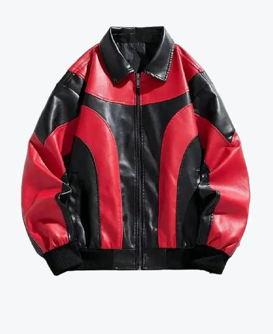 Men's Windproof Warm Motorcycle Leather Jackets Rare Jacket