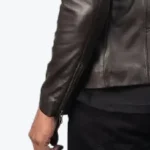 Noah Brown Leather Biker Jacket Sleeves Rare Jacket