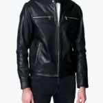 Roy Kent Black Biker Leather Jackets Rare Jacket