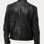 Biker Casual Zipper Leather Jacket - Image 2