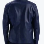 Shop The Blue Cafe Racer Genuine Leather Jackets Rare Jacket