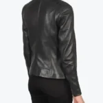 Shop The Kelsee Black Leather Biker Jackets Rare Jacket