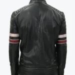 Shop The Madrid Black Quilted Leather Racing Jackets Rare Jacket