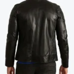 Shop The Men Signature Black Cafe Racer Leather Jackets Rare Jacket