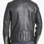 Shop The Men Stripped Black And White Biker Jackets Rare Jacket