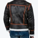 Shop The Men's Alpine Brown Fur Leather Jacket Rare Jacket