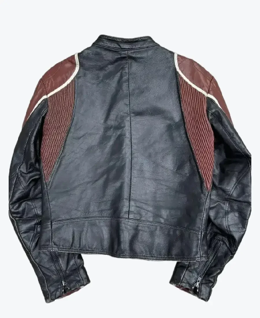 Shop The MeShop The Men's Asymmetrical Black And Brown leather Biker jacketsn's Asymmetrical Black And Brown leather Biker jackets Rare Jacket