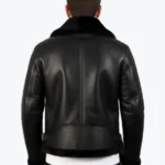 Shop The Men's B-3 Black Leather Bomber Jackets Rare Jacket