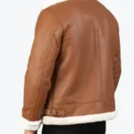 Shop The Men's B-3 Brown Leather Bomber Jackets Rare Jacket