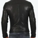 Shop The Men's Black Mobil Cafe Racer Jackets Rare Jacket