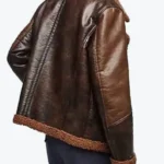 Shop The Men’s Chan Dark Brown Shearling Leather Jackets Rare Jacket