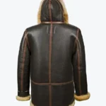 Shop The Men’s Dark Brown B-7 Bomber Leather Jackets Rare Jacket