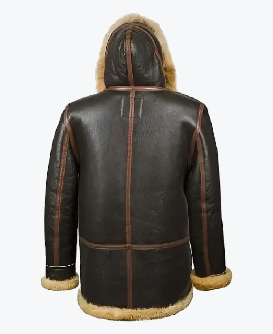 Shop The Men’s Dark Brown B-7 Bomber Leather Jackets Rare Jacket