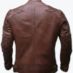 Shop The Men’s Motorcycle Casual Black Leather Jacket Browns Rare Jacket