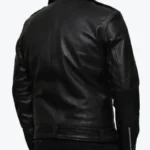 Shop The Negan Asymmetrical Black Belted Moto Leather Jackets Rare Jacket