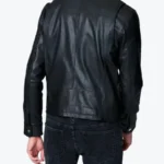 Shop The Roy Kent Black Biker Leather Jacket Rare Jacket