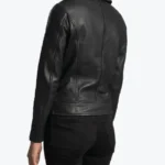 Shop The Rumy Black Leather Biker Jackets Rare Jacket