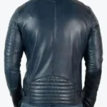 Shop The Vintage Cafe Racer Distressed Navy Motorcycle Leather Jackets Rare Jacket