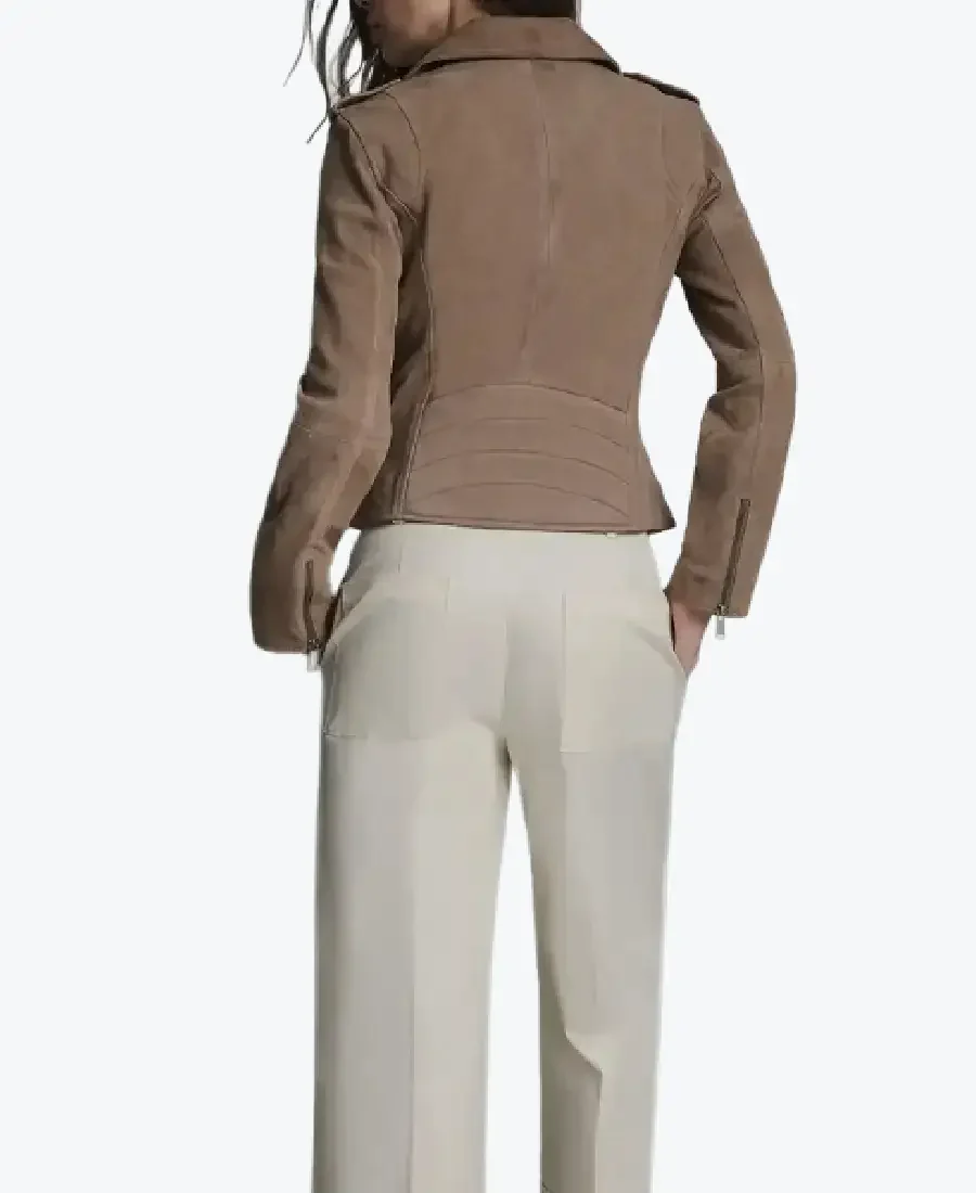 Shop The Women Madeline Suede Moto Jackets Rare Jacket