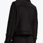 Shop The Women’s Black Trucker Shearling Leather Jackets Rare Jacket