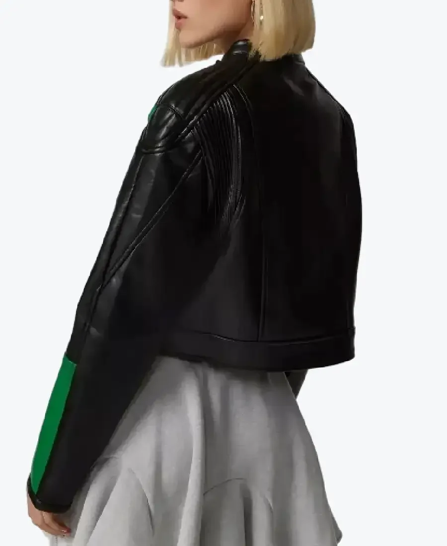 Shop The Women's Lioness Cropped Leather Biker Jackets Rare Jacket