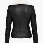 Shop The Women’s Mullet Black Shearling Leather Jackets Rare Jacket