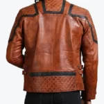Shop the Bellagio Vintage Brown Biker Jackets Rare Jacket