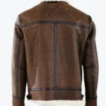 Shop the Men's Berlin Brown Shearling Bomber Jackets Rare Jacket