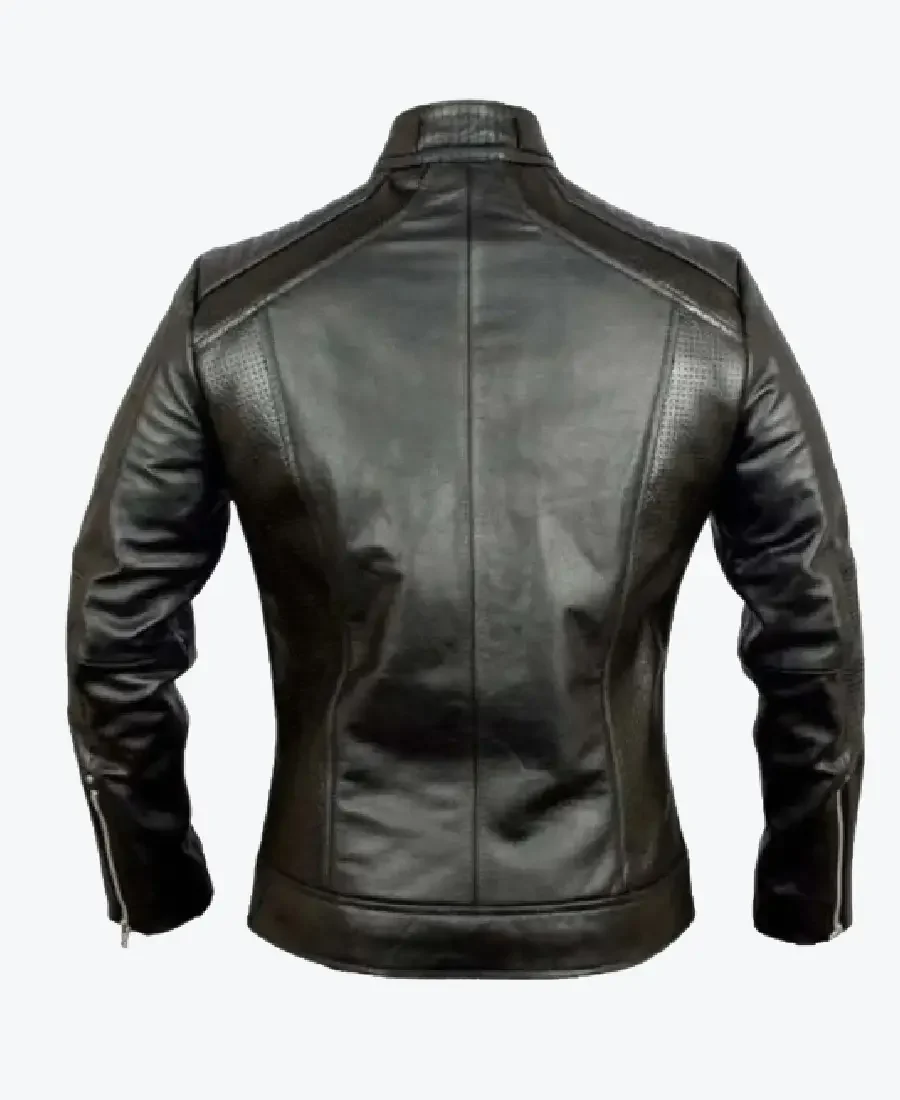 Shop the Mens Black Biker Cafe Racer Leather Jackets Rare Jacket