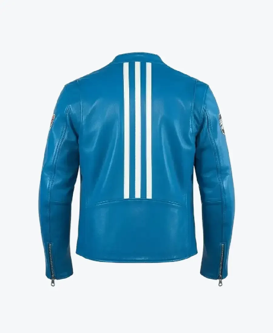 Shop the Men's Blue Motorcycle Leather Jackets Rare Jacket