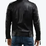 Shop the Men's Quilted Real Leather Motorcycle Jackets Rare Jacket