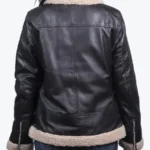 Shop the Women’s Black Leather Sharpa Jackets Rare Jacket