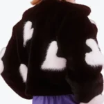 Shop the Women’s Love Heart Bamboo Fur Jacket Blacks Rare Jacket