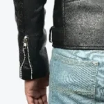 Vanburen Biker Leather Jacket for Men Sleeves Rare Jacket