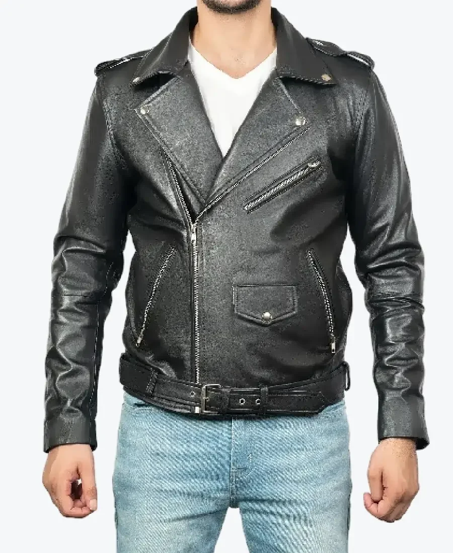 Vanburen Biker Leather Jacket for Mens Rare Jacket