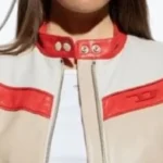 Women Ramsey Biker Jacket Collar Rare Jacket