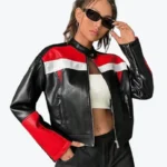 Women Top Model Biker Leather Jackets Rare Jacket